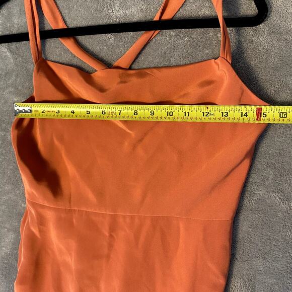 J.Crew 100% Silk Bridesmaid Dress Size 4 Cowl Neck Gown Elegant Minimalist Short - Picture 7 of 10